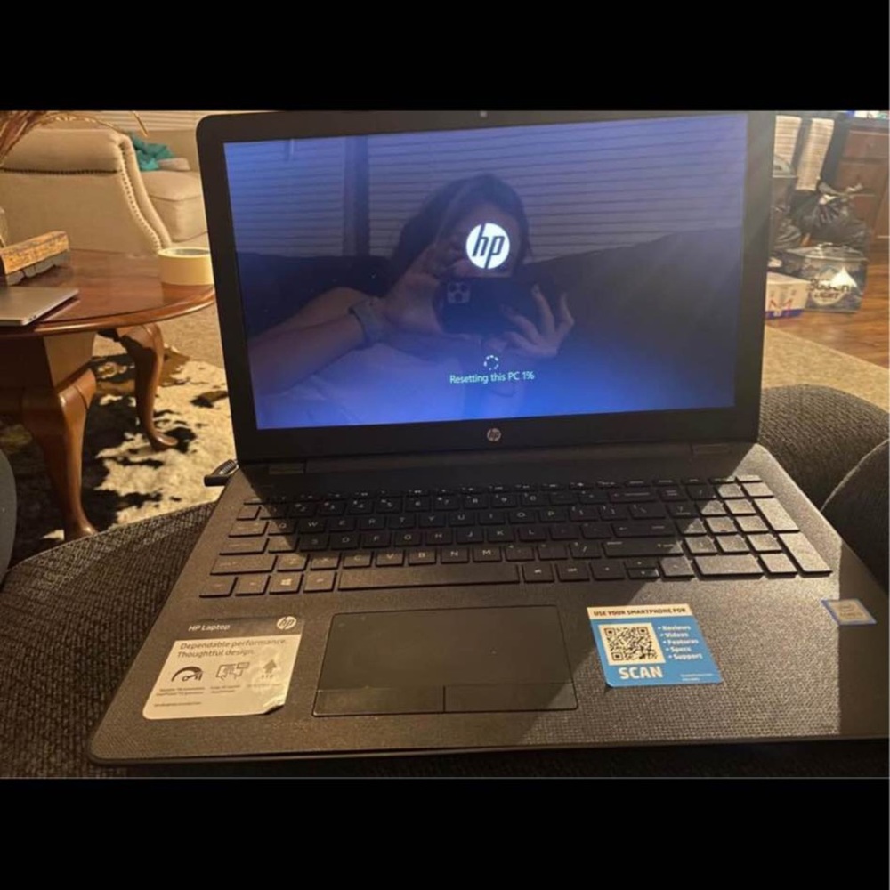 HP touchscreen laptop